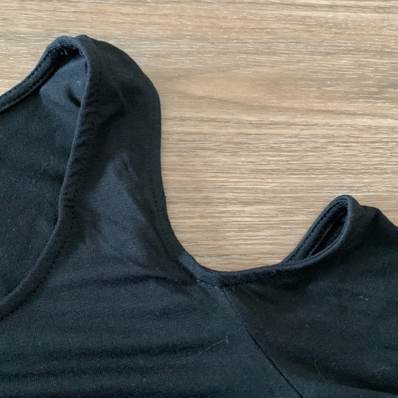 Foreign Exchange Cutout Ling Sleeve Cropped Shirt - Picture 6 of 8